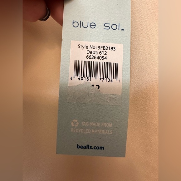 Blue Sol Cream Wide Leg Dress Pants NWT - Picture 4 of 7